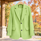 Elowen-Jane Tailored Blazer - Candy Green