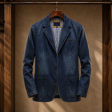 Anton-Miles Tailored Blazer - Navy Blue