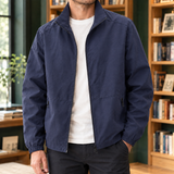 Ross-Grant Zip Jacket - Dark Blue