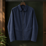 Isidore Utility Jacket - Night Sea Blue