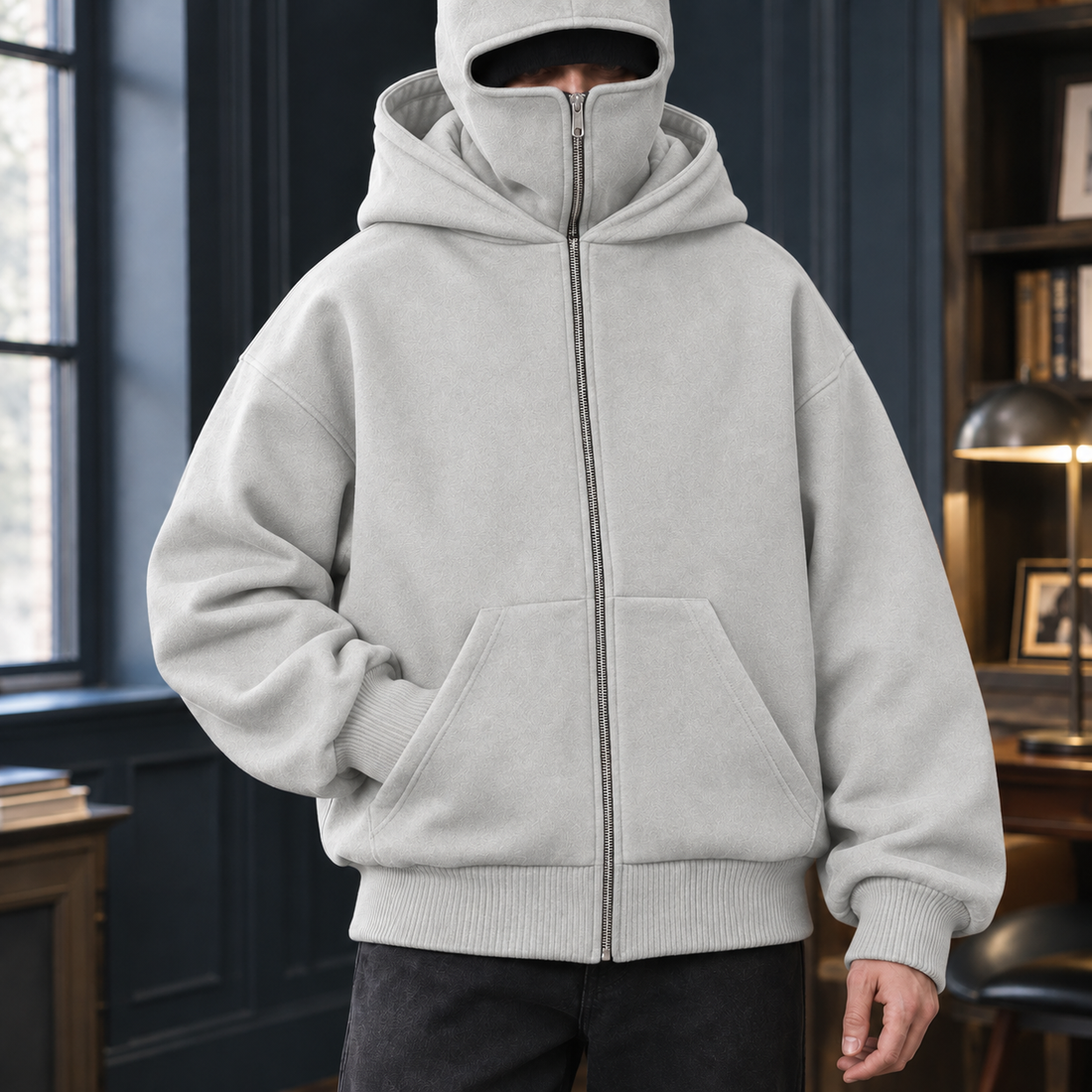 Philip-Hayes Double Hood Jacket - Light Gray