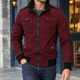 Alex Utility Jacket - Red