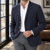Leander-Hayes Relaxed Blazer - Navy