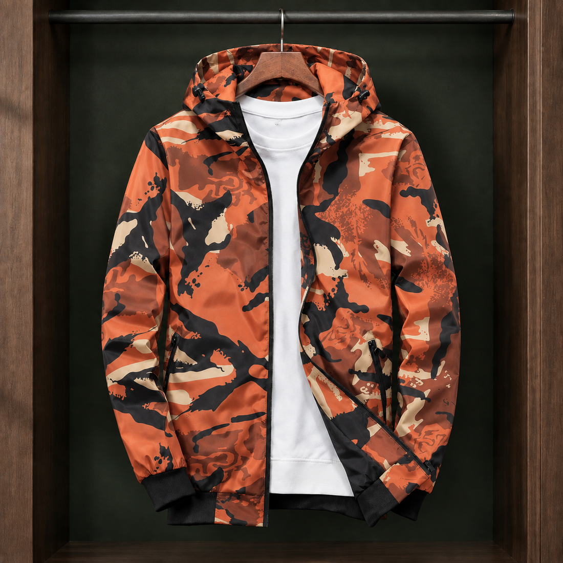 Arthur-York Camouflage Jacket - Camo Orange