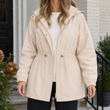 Ludovica Drawstring Jacket - Apricot