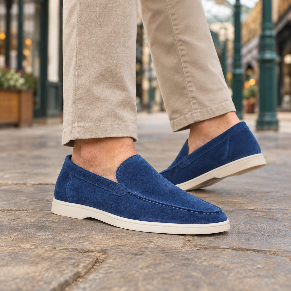 Bentivoglio Slip-On Loafers - Dark Blue
