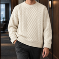 Beige Crew Neck