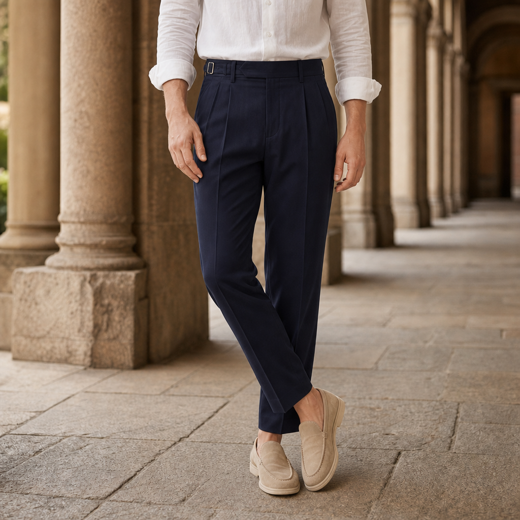 Tobias Tailored Pants - Navy