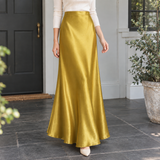 Molly Fluid Maxi Skirt - Yellow