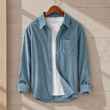 Tristan-Rhys Corduroy Shirt - Light Blue