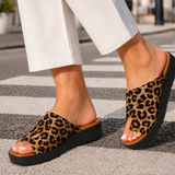 Antonini Platform Sandals - Leopard