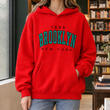 Lola Graphic Hoodie - Red