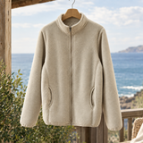 Nicholas Fleece Jacket - Camel