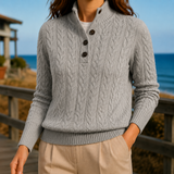 Nerissa-Claire Cashmere Sweater - Gray