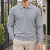Otis-Stone Merino Sweater - Light Gray