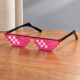 Godfrey Pixel Sunglasses - Deep Pink