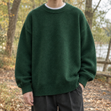 Francis-Miles Oversized Sweater - Dark Green
