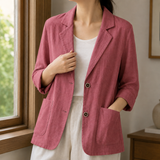 Giselle-Louise Tailored Blazer - Red
