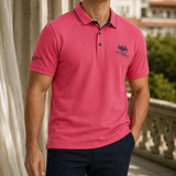 Samson-Hayes Tipped Polo - Pink