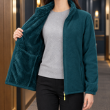 Annabelle Fleece Jacket - Hole Blue Coral For