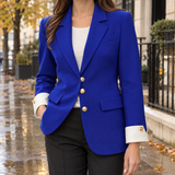 Natalia-Pearl Tailored Blazer - Royal Blue