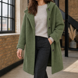 Roseline Hooded Coat - Green