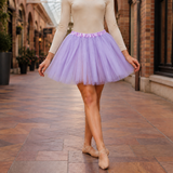Ambrosine Layered Tutu Skirt - Purple