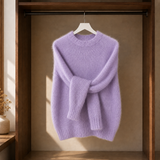 Tabitha-Jade Brushed Sweater - Hazy Purple