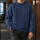 Blue Crew Neck