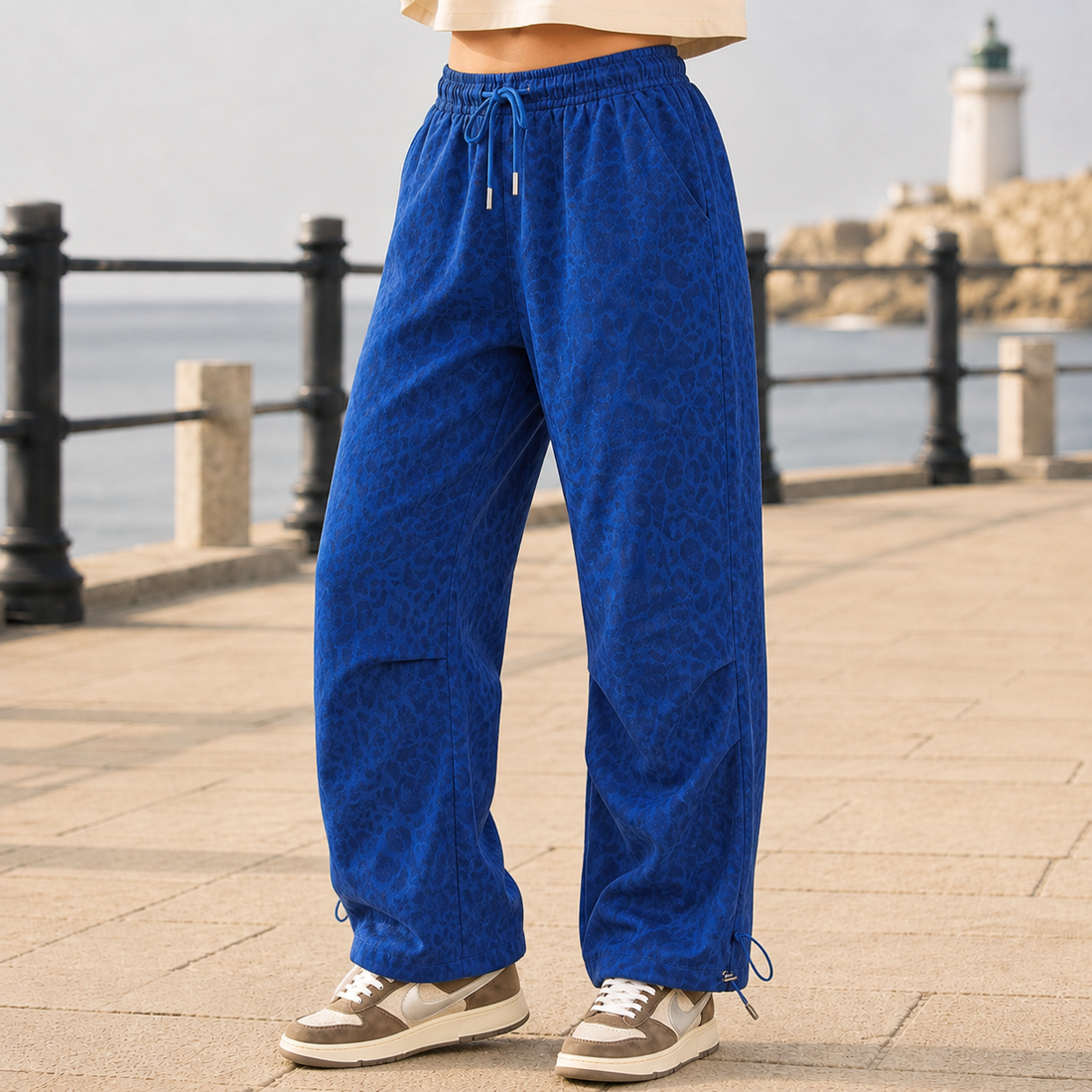 Kieran Relaxed Cargo Pants - Blue