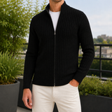 Alec Ribbed Sweater - Black