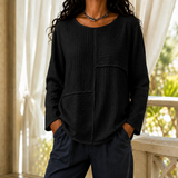 Fenella-Marie Relaxed Top - Black