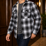 Gabriel-Grant Check Jacket - Black
