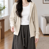 Berenice-Marie Balloon Cardigan - Pickle Color