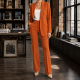 Aimee-Faye Tailored Set - Orange