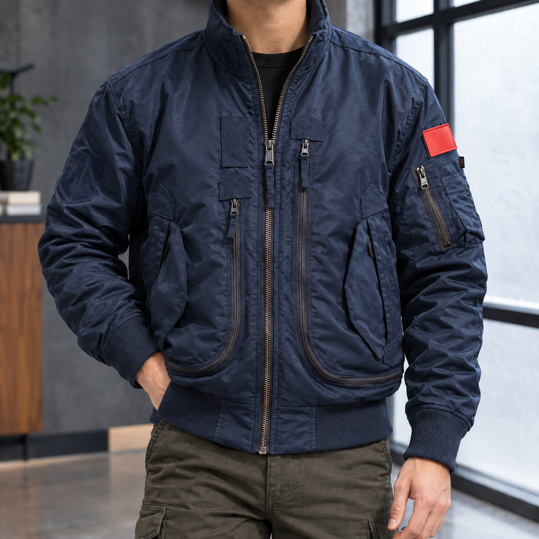 Ryan-Lane Tactical Jacket - Blue
