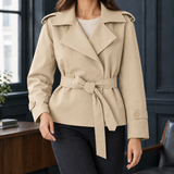 Armelle-Jane Belted Jacket - Khaki