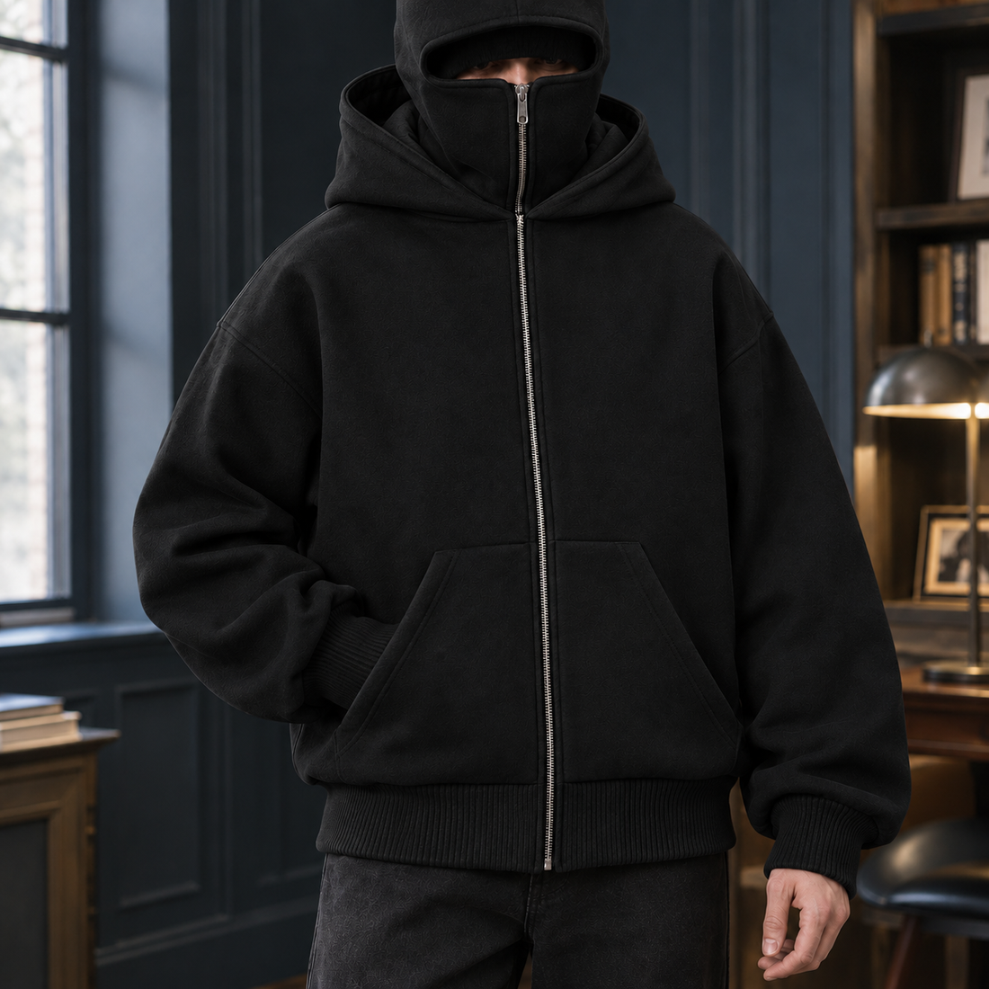 Philip-Hayes Double Hood Jacket - Black