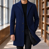 Reuben-Hayes Tailored Coat - Navy Blue