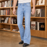 Marcus-Grey Flared Jeans - Light Blue