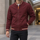 Jamie Bomber Jacket - Burgundy