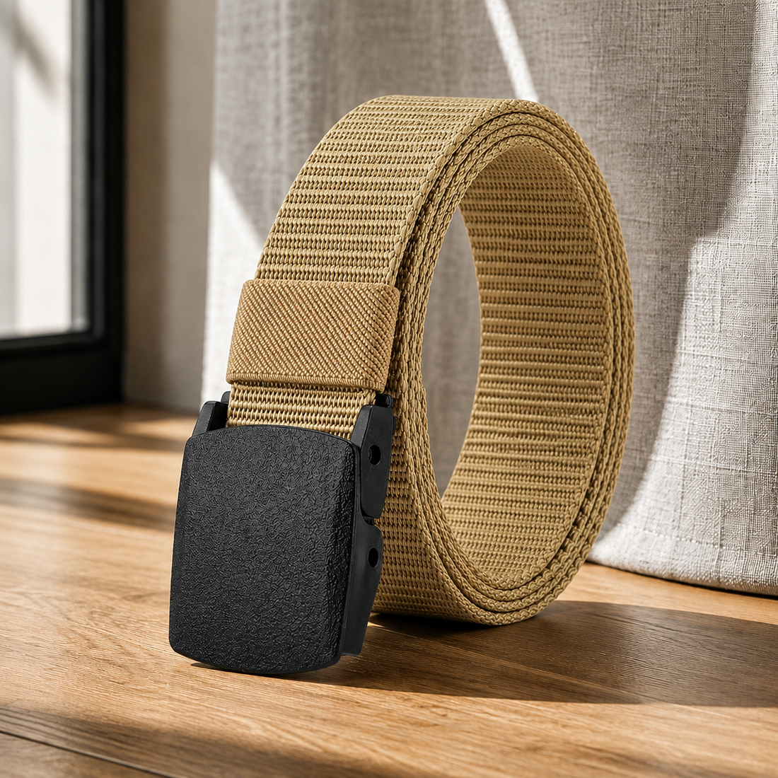 Vignola Webbed Belt - Khaki