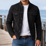 Magnus Military Jacket - Black