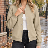 Maya-Lane Bomber Jacket - Khaki