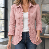Hyacinth-Hope Floral Jacket - Pink