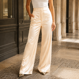 Fenna-Faye Wide Leg Pants - Apricot