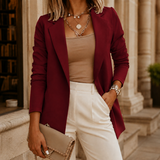 Aiglon Tailored Blazer - Wine Red