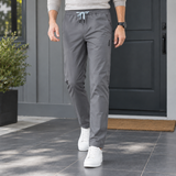 Benjamin-York Straight Pants - Black Label Dark Gray
