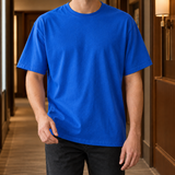 Aurelien Crew Neck T-Shirt - Blue