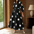 Black Polka Dots